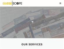 Tablet Screenshot of globescope.com